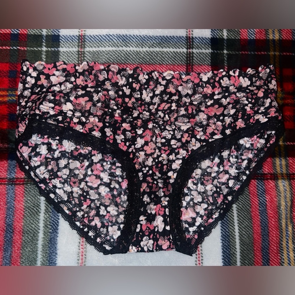 Victoria Secret Floral Lace Panties. Purchase one and receive two more for free!